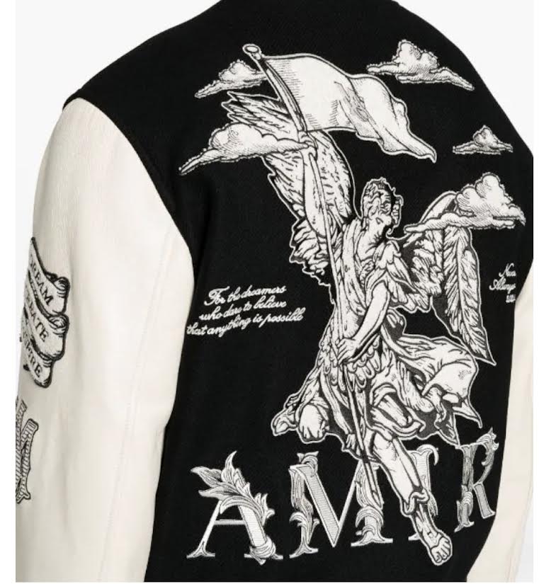 AMIRI  panelled-design bomber jacket