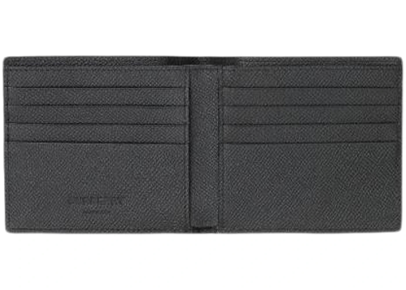 Burberry Grainy Leather International Bifold Wallet Black Last