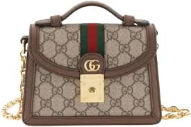 Gucci Ophidia GG Shoulder Bag Mini GG Supreme Canvas Beige/Ebony/Green/Red