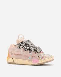 Lanvin Leather Curb Gallery Dept. Pale Pink Multi