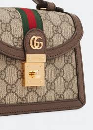 Gucci Ophidia GG Shoulder Bag Mini GG Supreme Canvas Beige/Ebony/Green/Red