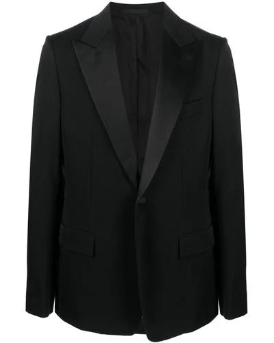 LANVIN Single-breasted wool tuxedo jacket