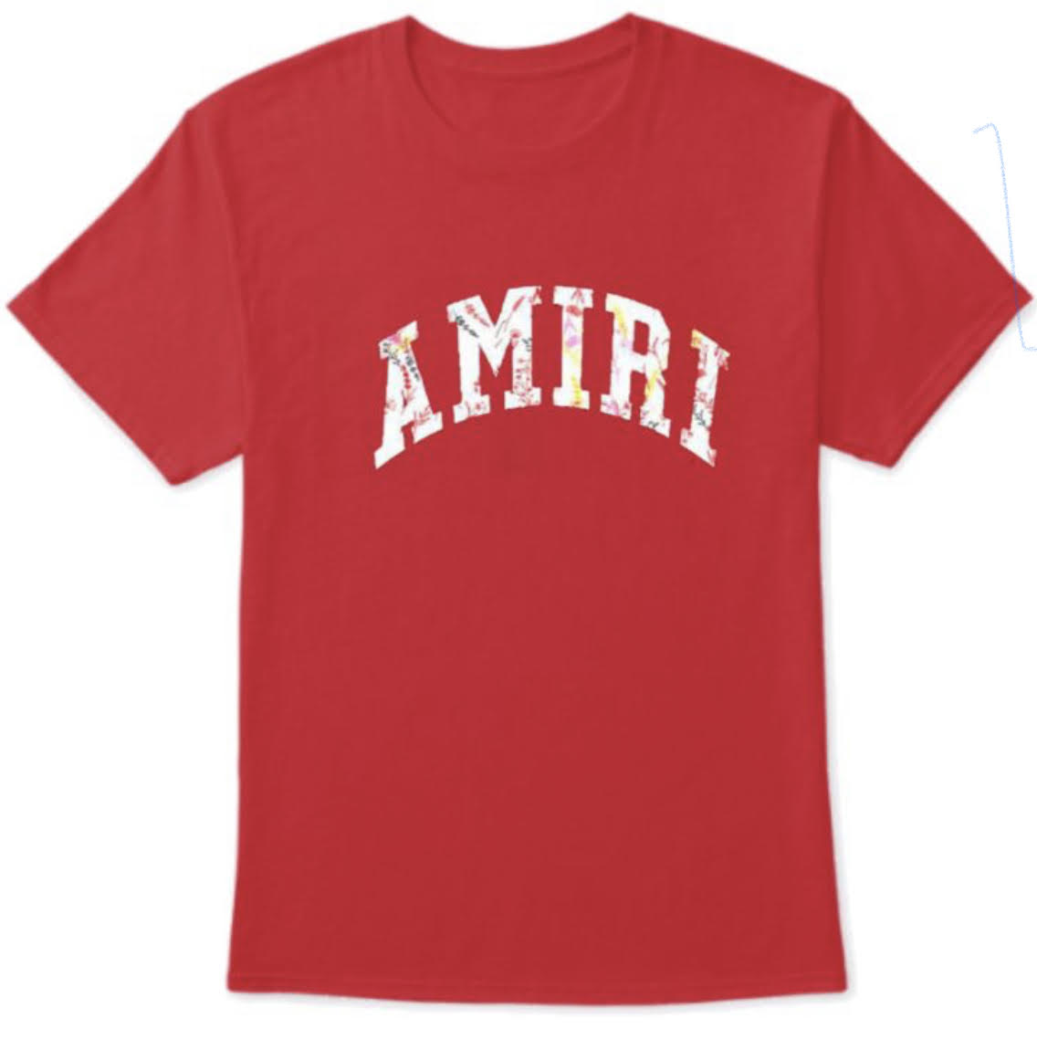 Amiri Logo Printed Crewneck T-Shirt